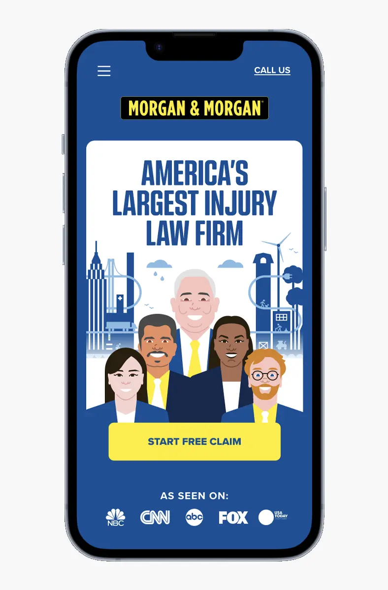 Illustrated John Morgan landing page