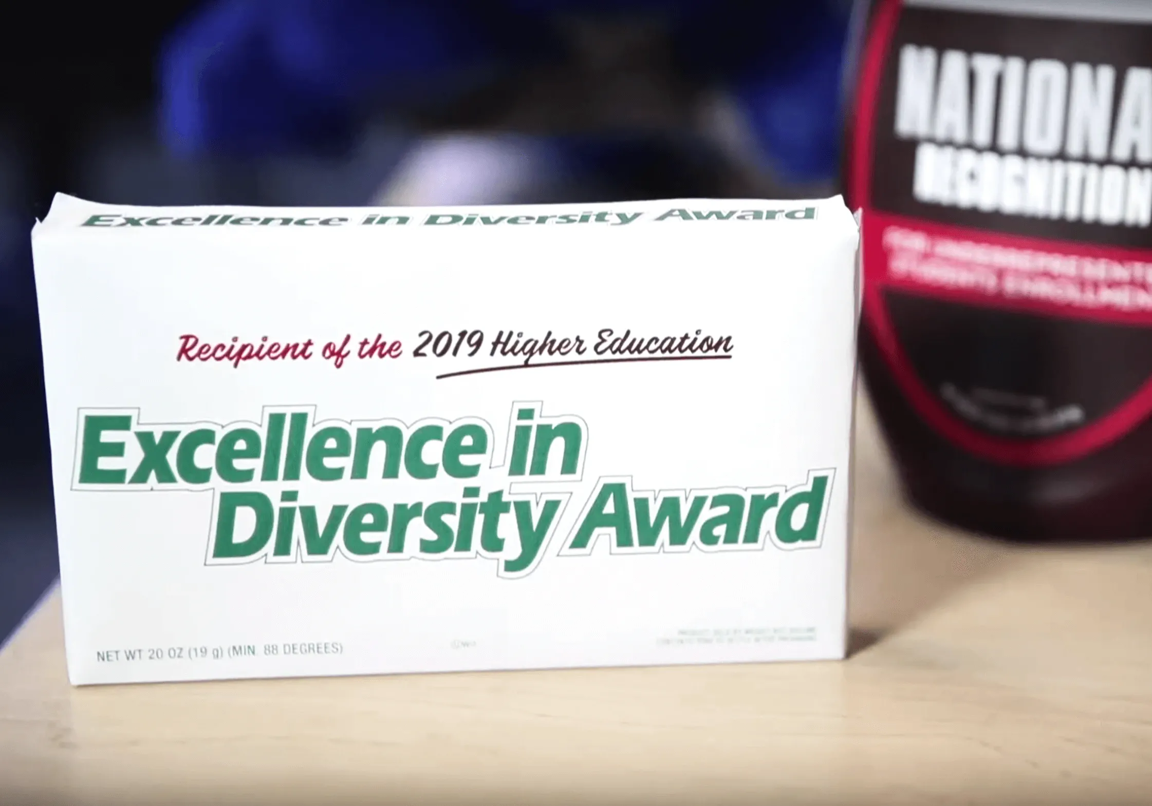 UWG graphic from video, made to look like Junior Mints box